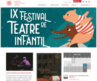 Teatremao.com(Teatre Principal de Maó) Screenshot