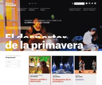 Teatreprincipal.com(Teatre Principal de Palma) Screenshot