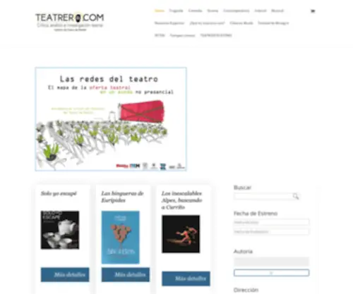 Teatrero.com(Nueva Home) Screenshot