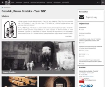 Teatrnn.pl(Ośrodek „Brama Grodzka) Screenshot