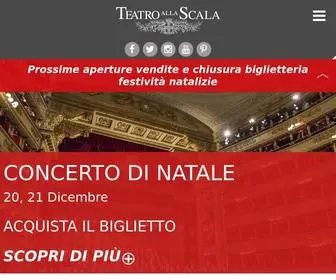Teatroallascala.org(Teatro alla Scala Italiano) Screenshot