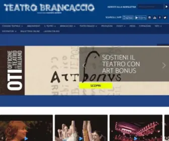 Teatrobrancaccio.it(Teatro brancaccio) Screenshot