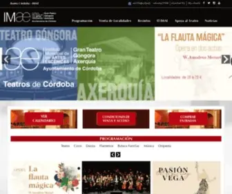 Teatrocordoba.es(Teatro Córdoba) Screenshot