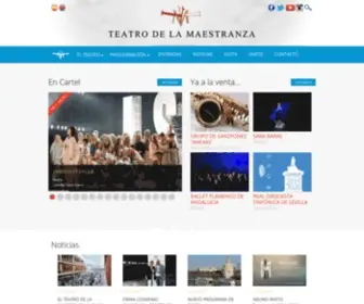 Teatrodelamaestranza.es(Teatro de la maestranza) Screenshot