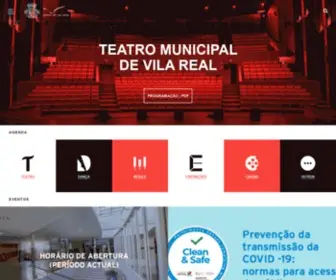 Teatrodevilareal.com(Teatro Municipal de Vila Real) Screenshot