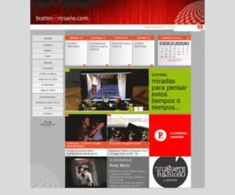 Teatroenrosario.com(Teatro en Rosario) Screenshot