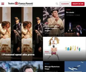 Teatrofrancoparenti.it(In scena dal 1972) Screenshot