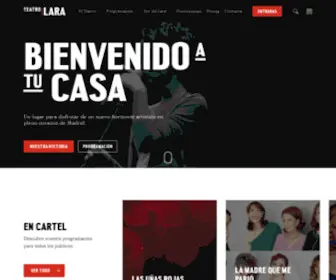 Teatrolara.com(Teatro LARA) Screenshot