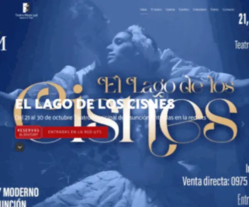 Teatromunicipal.com.py(Teatro Municipal) Screenshot