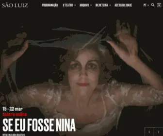 Teatrosaoluiz.pt(São) Screenshot