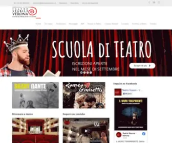 Teatrostabileverona.it(Teatro Stabile Verona) Screenshot