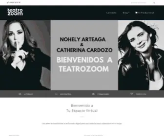 Teatrozoom.com(Teatro Zoom) Screenshot