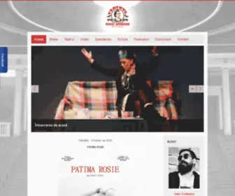 Teatrulmihaieminescubt.ro(Teatrul Mihai Eminescu Botosani) Screenshot