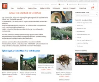 Teavolution.eu(Közvetlenül a termelőktől származó különleges teák boltja) Screenshot