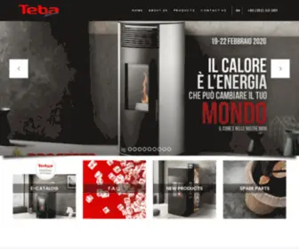 Teba.com.tr(Teba Heating Stoves & Pellet Stove) Screenshot