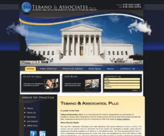 Tebanolaw.com(Albany Divorce Lawyer) Screenshot