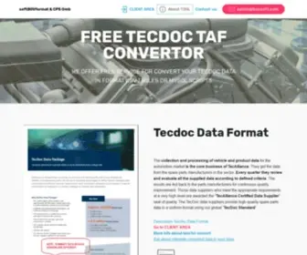 Tec-Doc-Services.com(FREE TECDOC TAF CONVERTOR) Screenshot