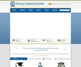 Tec-ENGG.com(Travancore Engineering College) Screenshot