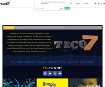 Tec07.com(Tec07 blogger) Screenshot