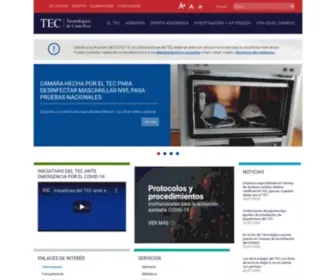 Tec.ac.cr(Tec) Screenshot