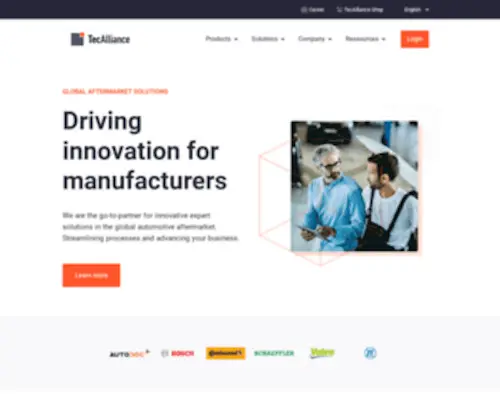 Tecalliance.net(Automotive Data Solutions & Digital Services) Screenshot