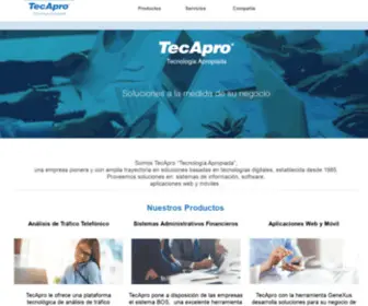 Tecapro.com(Inicio) Screenshot