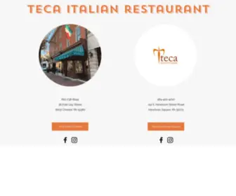 Tecarestaurants.com(Our name Teca) Screenshot