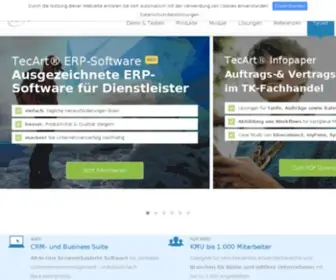 Tecart.de(TecArt® CRM Software) Screenshot