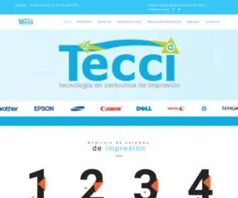 Tecci.com.mx(Tecnologia en Cartuchos de Impresion) Screenshot