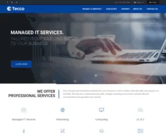 Tecco.com.au(Full Service IT & Telecom) Screenshot