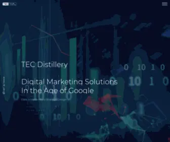 TeCDistillery.com(TEC Distillery) Screenshot
