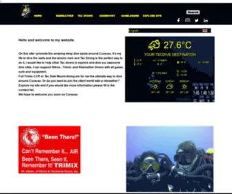 TeCDivingcuracao.com(Tec Diving Curacao) Screenshot