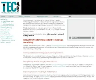 Tecedge.net(Technology Consultants to Education) Screenshot