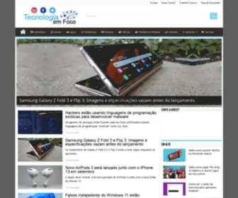 TecFoco.com.br(Tecnologia, ciência, celulares, jogos e outros assuntos relevantes do mundo) Screenshot