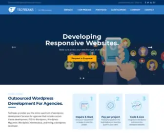 TecFreaks.com(Web Designing Company) Screenshot