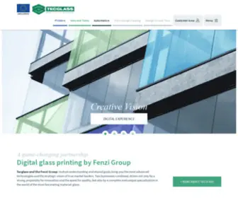 TecGlassdigital.com(Digital glass printing supplier) Screenshot