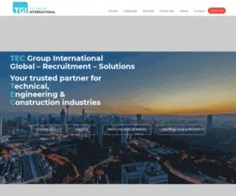TecGroup.net(TEC Group International Recruitment Specialists) Screenshot