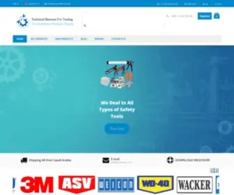 Tech-Beac.com(Industrial Maintenance Chemical Supplier In Saudi Arabia) Screenshot