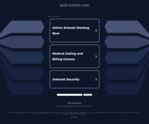 Tech-Comm.com(De beste bron van informatie over computers consulting) Screenshot