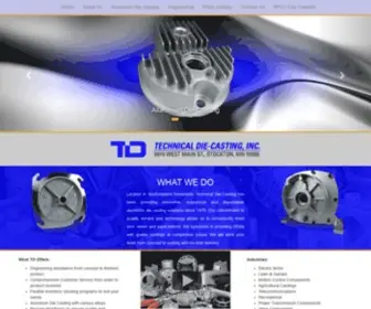 Tech-DIE-Casting.com(Aluminum Die Casting) Screenshot