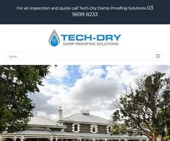 Tech-DRydampproofing.com.au(Rising damp Solutions Melbourne) Screenshot