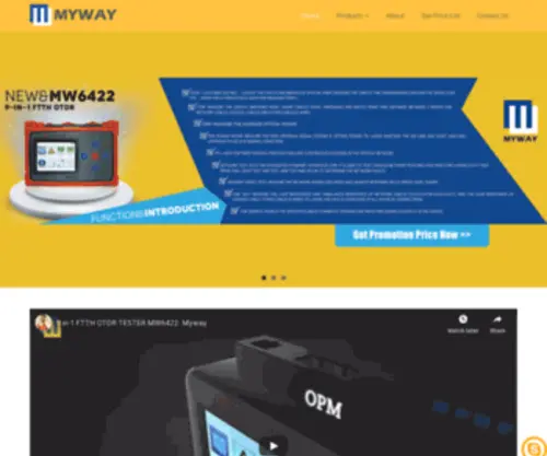 Tech-Myway.com(Myway electronics company) Screenshot