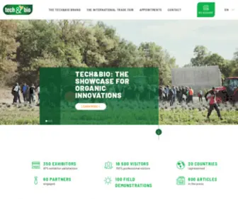 Tech-N-Bio.com(Tech&Bio : Le salon international agricole situé dans la Drôme) Screenshot