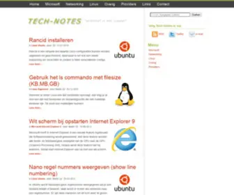 Tech-Notes.nl(Tips en Trucs) Screenshot