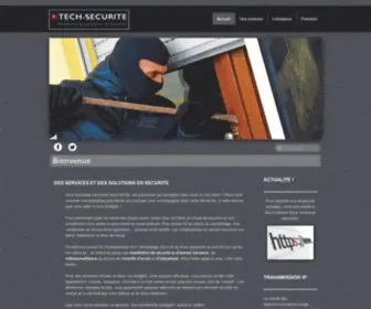 Tech-Securite.com(Installations d'alarme) Screenshot