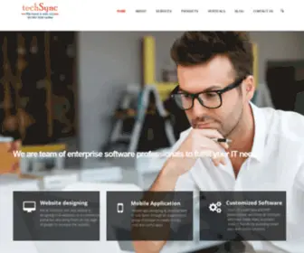Tech-SYNC.com(Software Development Company) Screenshot