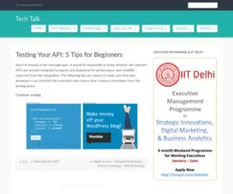 Tech-Talk.org(Tech Talk) Screenshot
