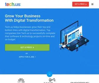 Tech.us(Hire Remote Developers For Your Software Projects) Screenshot