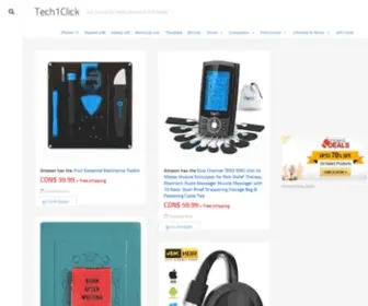 Tech1Click.com(Your Source for Deals) Screenshot