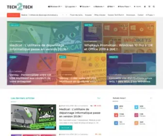 Tech2Tech.fr(News, Astuces, Tutos, Vidéos autour de l'informatique) Screenshot